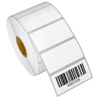 2 x 1 inch | Blank Direct Thermal Labels (Removable Adhesive / 1 inch Core)